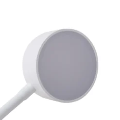 lámpara de mesa LED Maori de Lindby, blanca, metal, CCT, atenuable