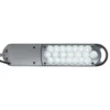 Lámpara de mesa LED MAULatlantic, plateada, altura 41 cm, base