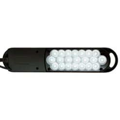 Lámpara de mesa LED MAULatlantic, negra, altura 38 cm, base con pinza