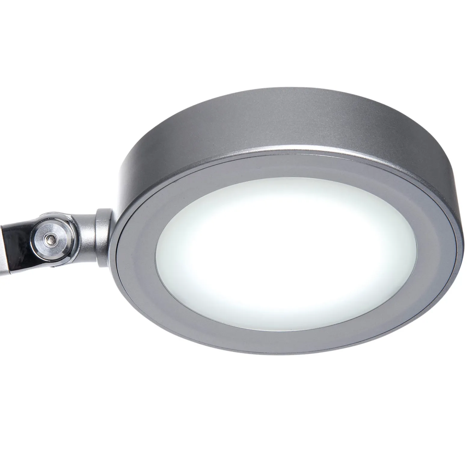 Lámpara de mesa LED MAULgrace, color plata, 37 cm, atenuable, CCT