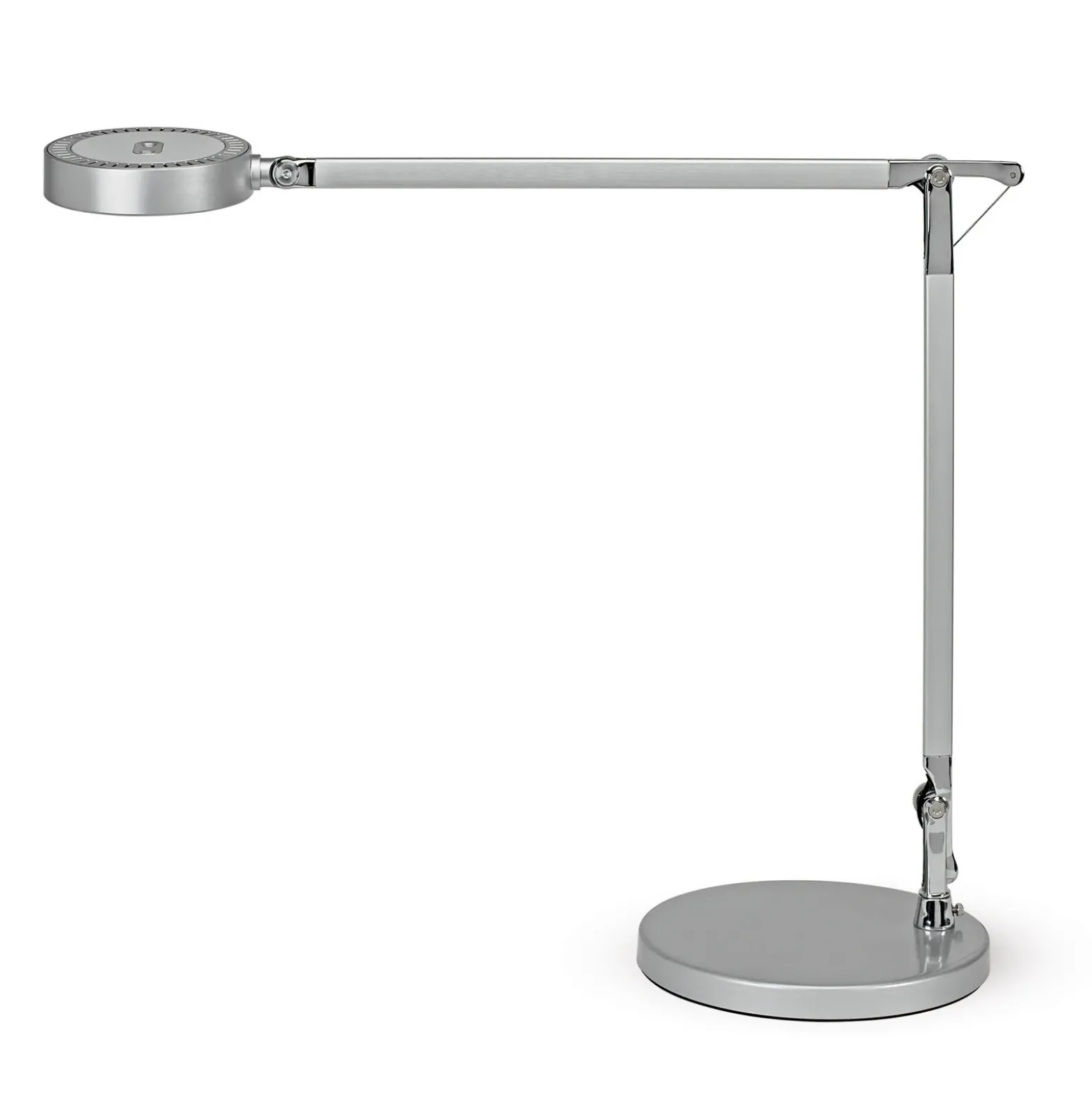 Lámpara de mesa LED MAULgrace, color plata, 37 cm, atenuable, CCT