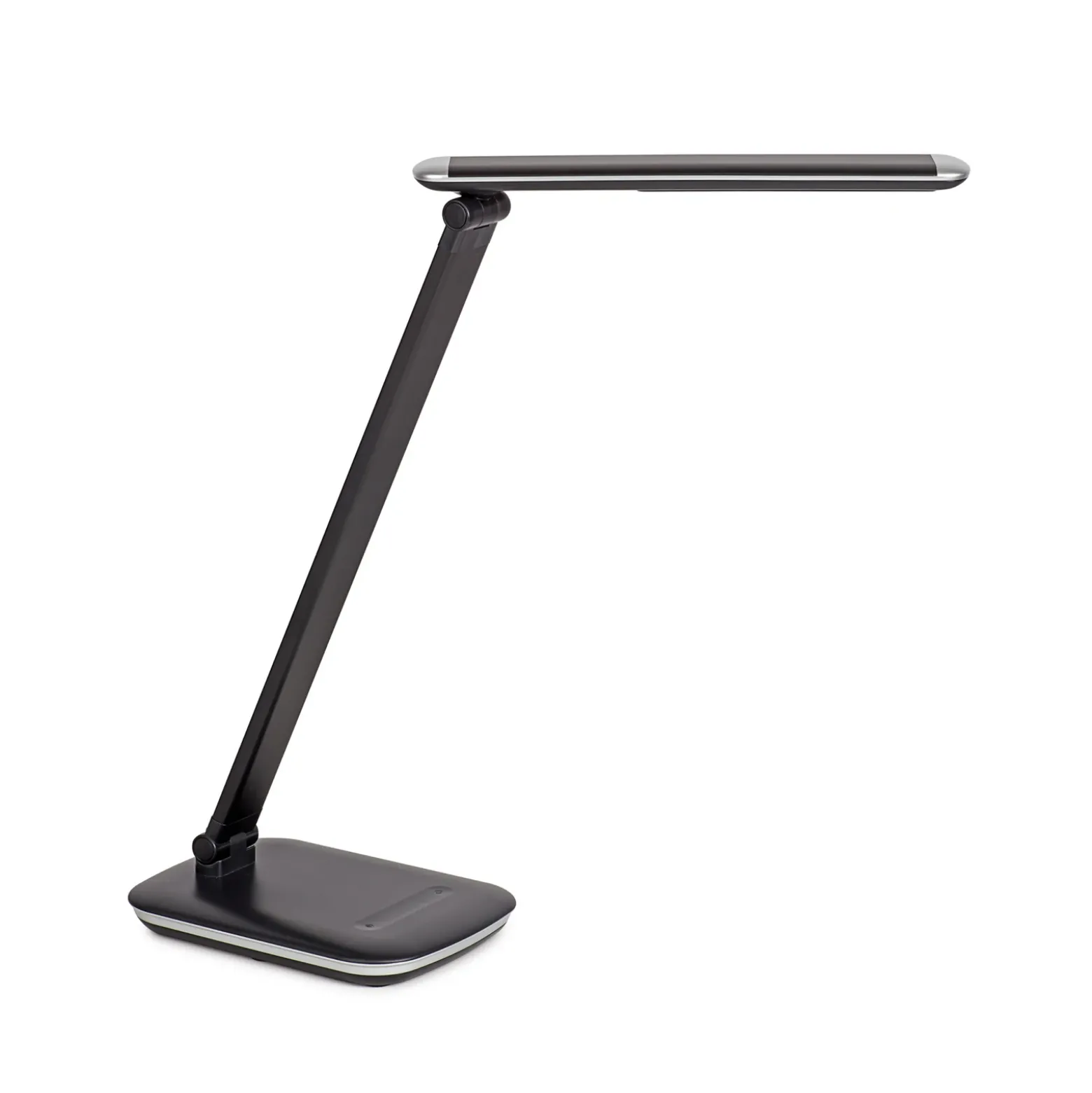 Lámpara de mesa LED MAULjazzy, negra, altura 43 cm, atenuable, puerto USB