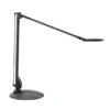 Lámpara de mesa LED MAULoptimus antracita con pie atenuable CCT