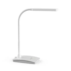 Lámpara de mesa LED MAULpearly, blanca, 38 cm, atenuable, CCT