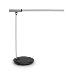 Lámpara de mesa LED MAULrubia, color plata, atenuable, CCT