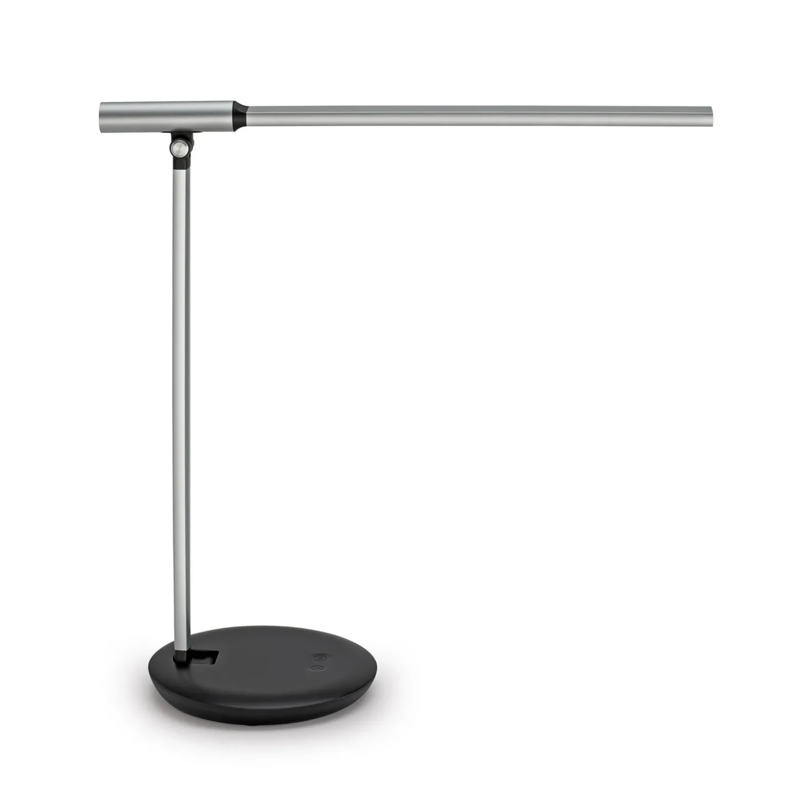Lámpara de mesa LED MAULrubia, color plata, atenuable, CCT