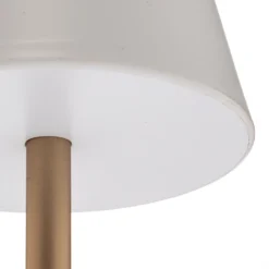 Lámpara de mesa LED Newgarden Lola Slim con batería, latón