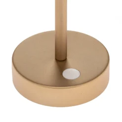 Lámpara de mesa LED Newgarden Lola Slim con batería, latón