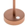 Lámpara de mesa LED Newgarden Lola Slim con batería, oro rosa