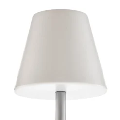 Lámpara de mesa LED Newgarden Lola Slim con batería, gris