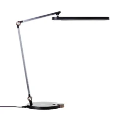 Lámpara de mesa LED Officehero, CCT, negro