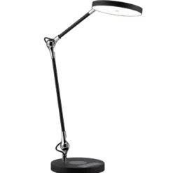 lámpara de mesa LED Paulmann Numis con función de carga, color negro