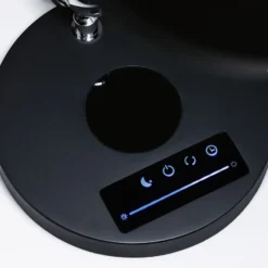 lámpara de mesa LED Paulmann Numis, negra, atenuable, CCT