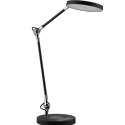 lámpara de mesa LED Paulmann Numis con función de carga, color negro