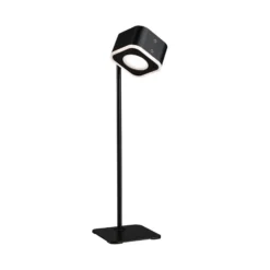 lámpara de mesa LED Paulmann Varia, negra, 37 cm, atenuable CCT