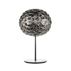 Lámpara de mesa LED Planet, atenuador, ahumado