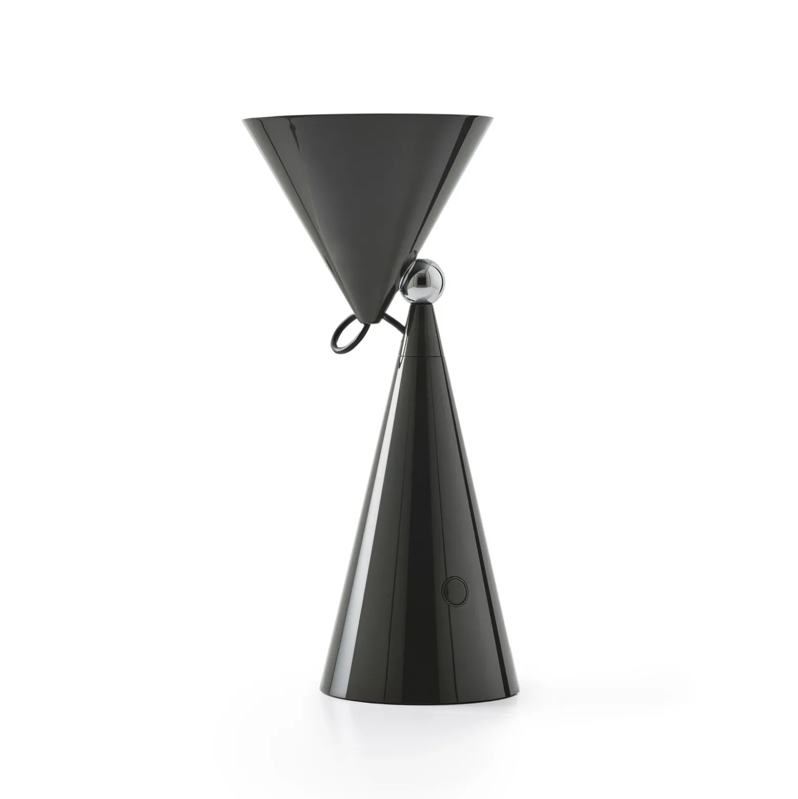 Lámpara de mesa LED Pose de Tom Dixon, antracita, altura 25 cm