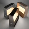 lámpara de mesa LED PURE Go, bronce, aluminio