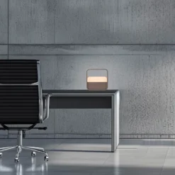 lámpara de mesa LED PURE Go, bronce, aluminio