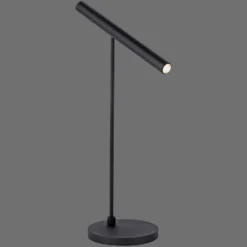 Lámpara de mesa LED PURE Tutua, regulador con sensor, negra
