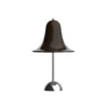 Lámpara de mesa LED recargable VERPAN Pantop, marrón, altura 30 cm, IP44