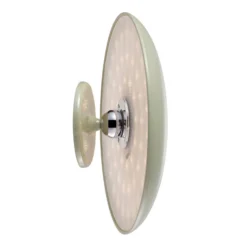 Lámpara de mesa LED recargable Beacon Kinoko, verde, 27 cm, CCT