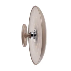 Lámpara de mesa LED recargable Beacon Kinoko, marrón, 27 cm, CCT