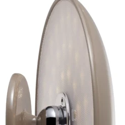 Lámpara de mesa LED recargable Beacon Kinoko, marrón, 27 cm, CCT