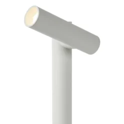 Lámpara de mesa LED recargable Antrim, blanca, 1 luz, IP54, atenuable