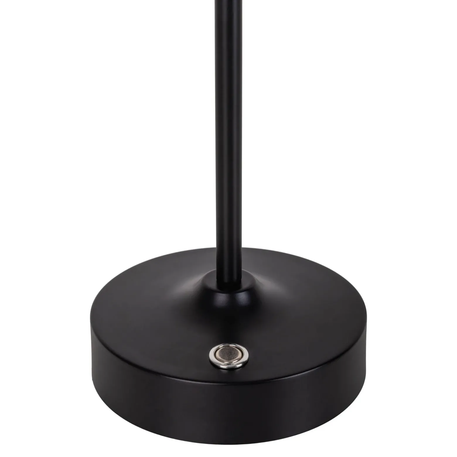Lámpara de mesa LED recargable Pina negra 27,8 cm metal/vidrio Touch