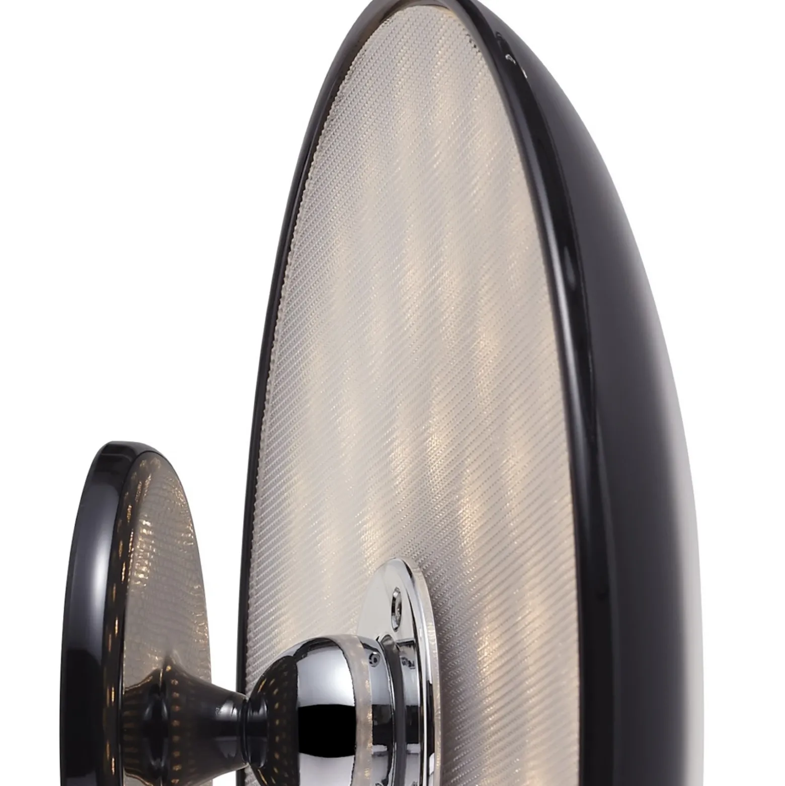 Lámpara de mesa LED recargable Beacon Kinoko, negra, 27 cm, CCT