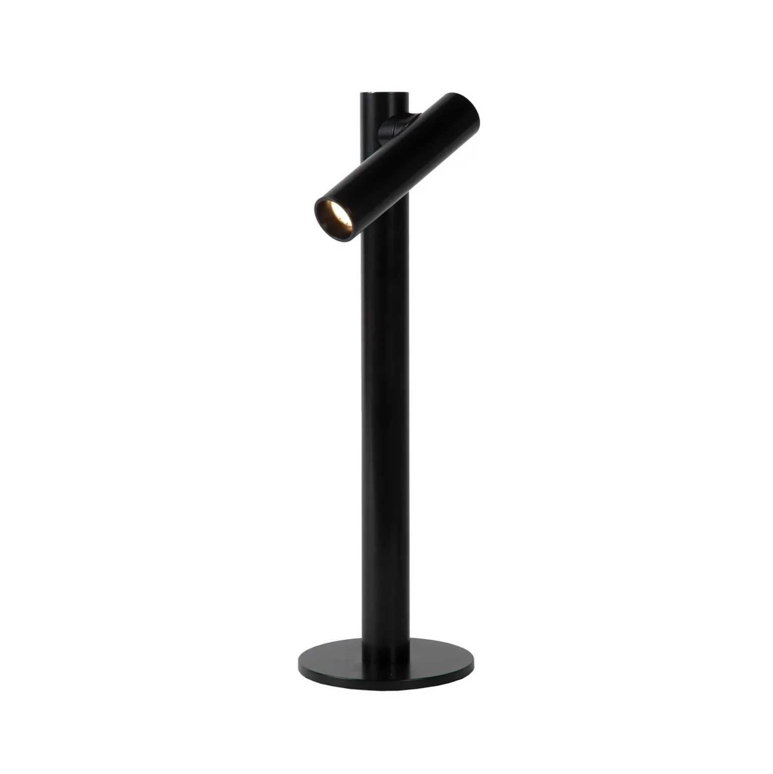 Lámpara de mesa LED recargable Antrim, negra, 1 luz, IP54, atenuable