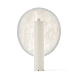 Lámpara de mesa LED recargable New Works Tense, blanca, 43 cm
