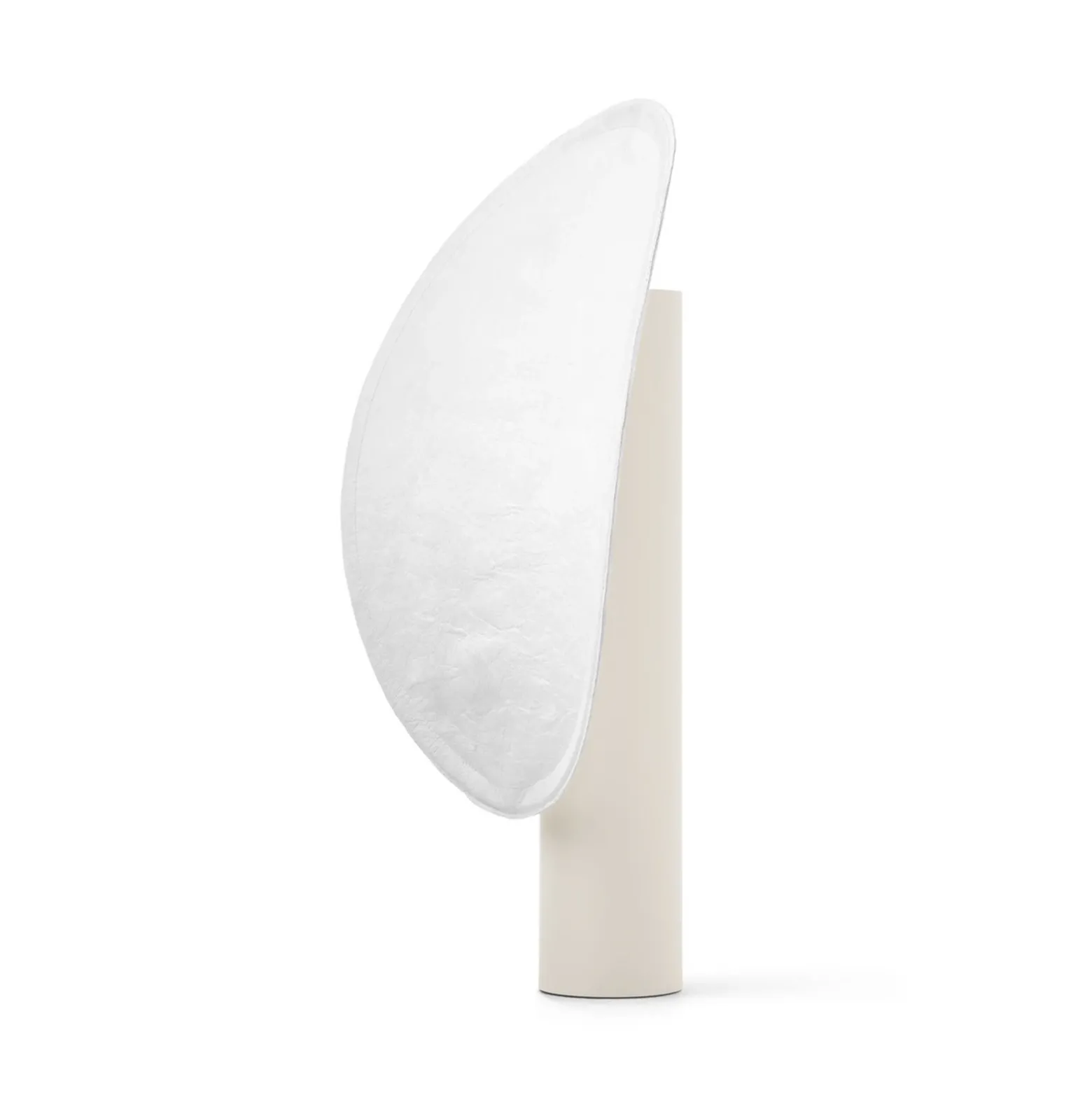 Lámpara de mesa LED recargable New Works Tense, blanca, 43 cm