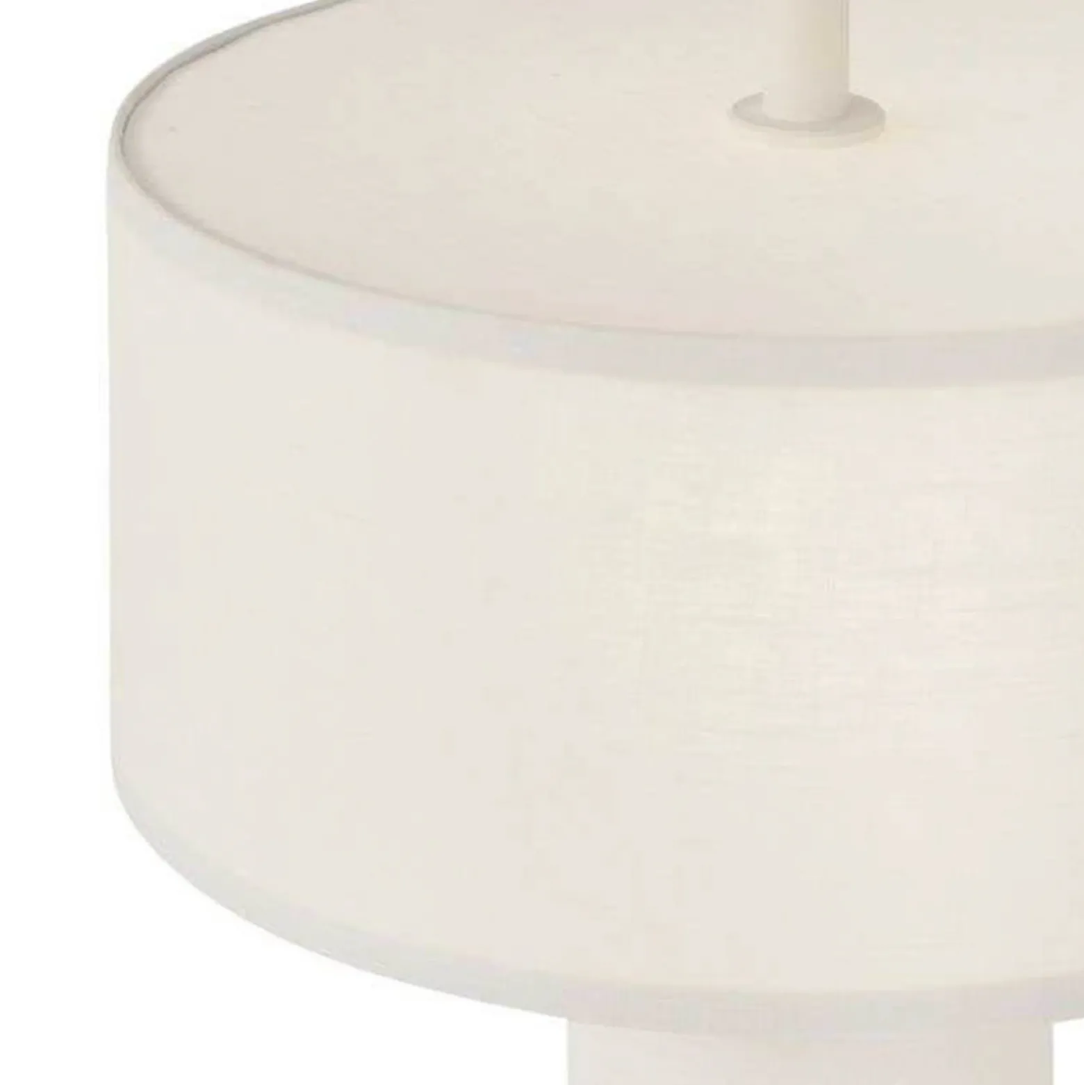 Lámpara de mesa LED recargable Margin de New Works, blanca, atenuable, CCT
