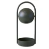 Lámpara de mesa LED recargable FRANDSEN Ball Portable, verde oliva, acero