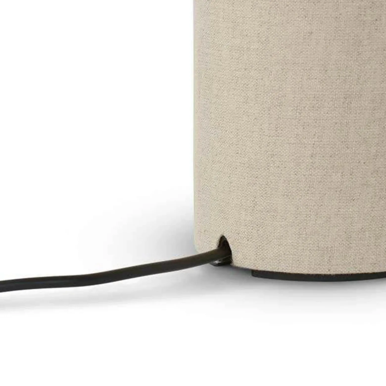Lámpara de mesa LED recargable New Works Margin Beige, CCT, atenuable