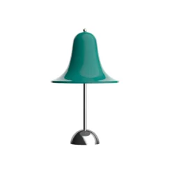 Lámpara de mesa LED recargable VERPAN Pantop, turquesa oscuro, IP44