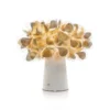 lámpara de mesa LED recargable Slamp Clizia Mama Non Mama dorada/blanca