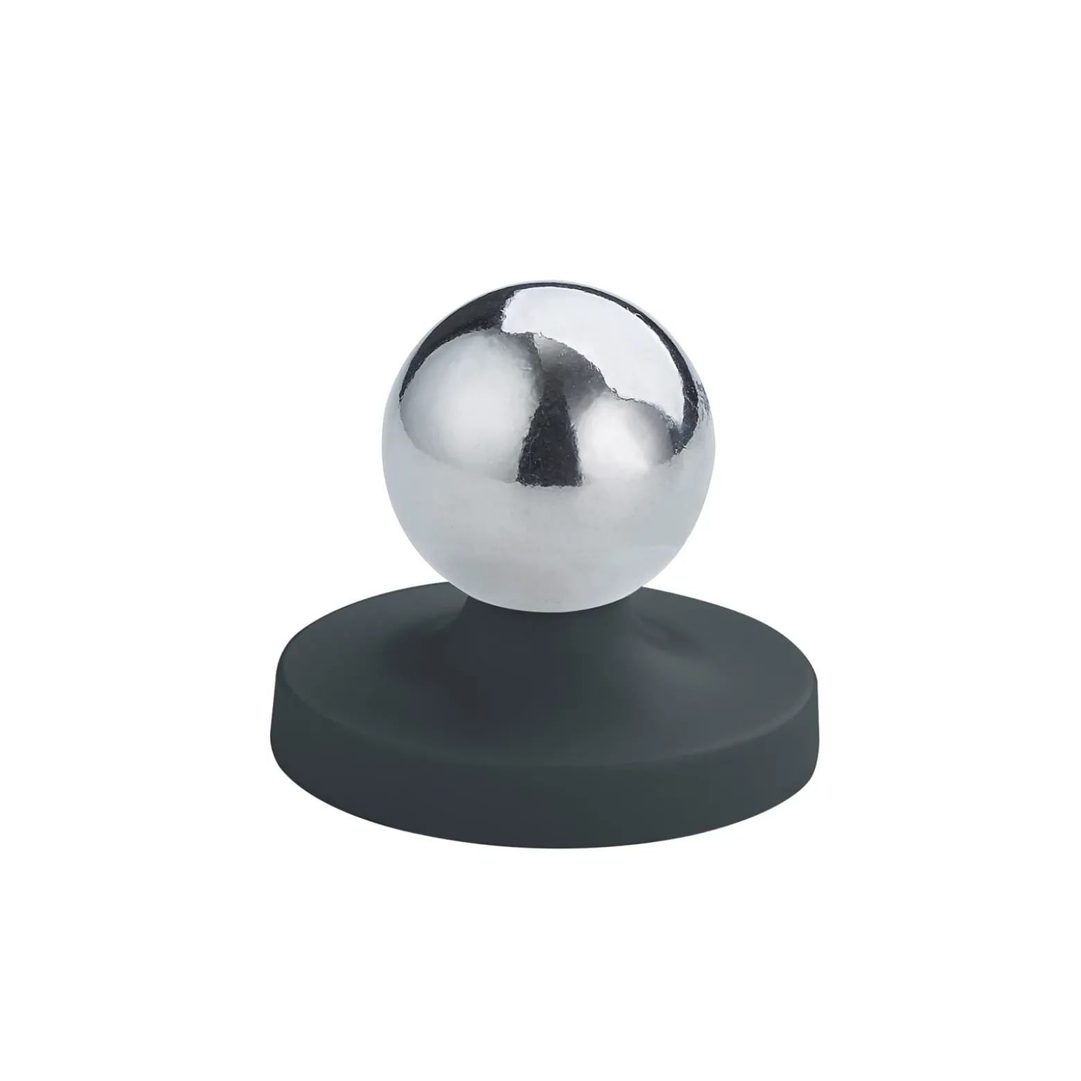 Lámpara de mesa LED recargable Maxi, negra, metal, atenuable, 36 cm