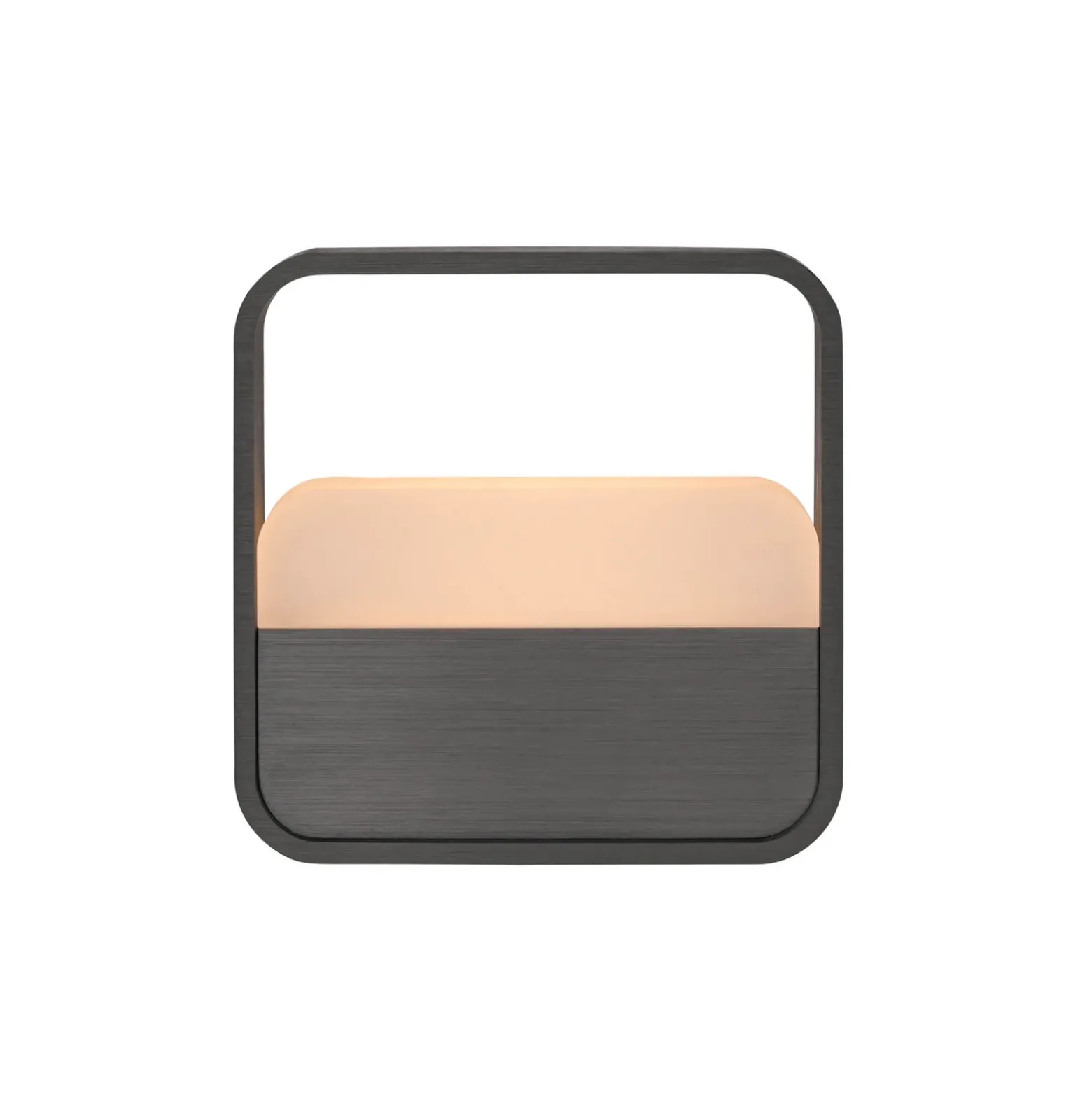 lámpara de mesa LED recargable PURE Go, gris, aluminio