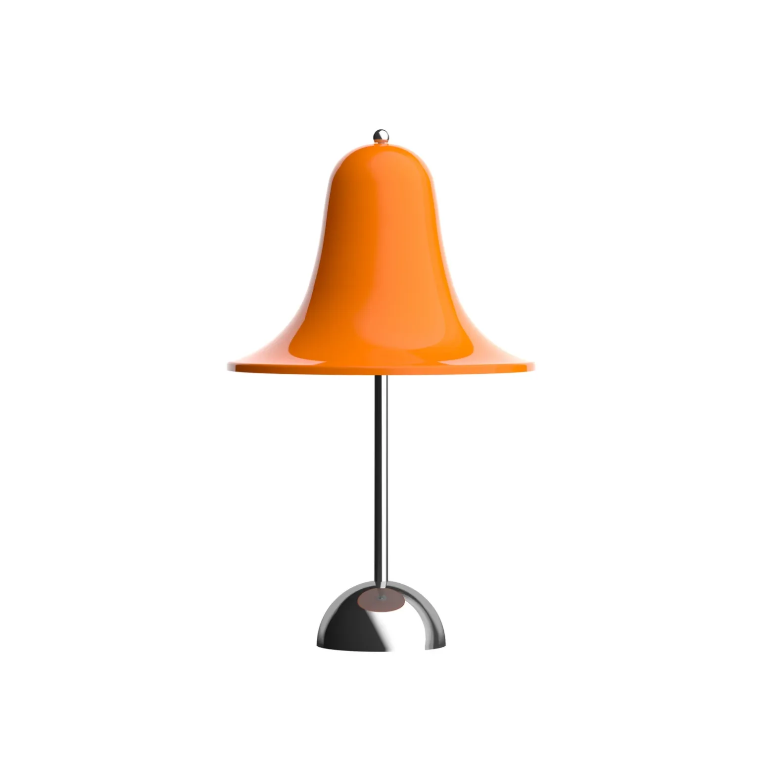 Lámpara de mesa LED recargable VERPAN Pantop, naranja, altura 30 cm