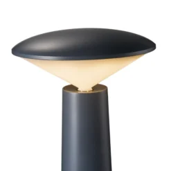 Lámpara de mesa LED recargable Pauleen ADORABLE SPARK, gris, 21 cm, IP44