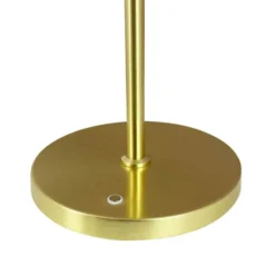 Lámpara de mesa LED recargable DL20 de Dyberg Larsen, altura 30 cm, cristal