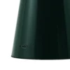 Lámpara de mesa LED recargable Lindby Nevijo, verde, Ø 20 cm, USB, atenuador de