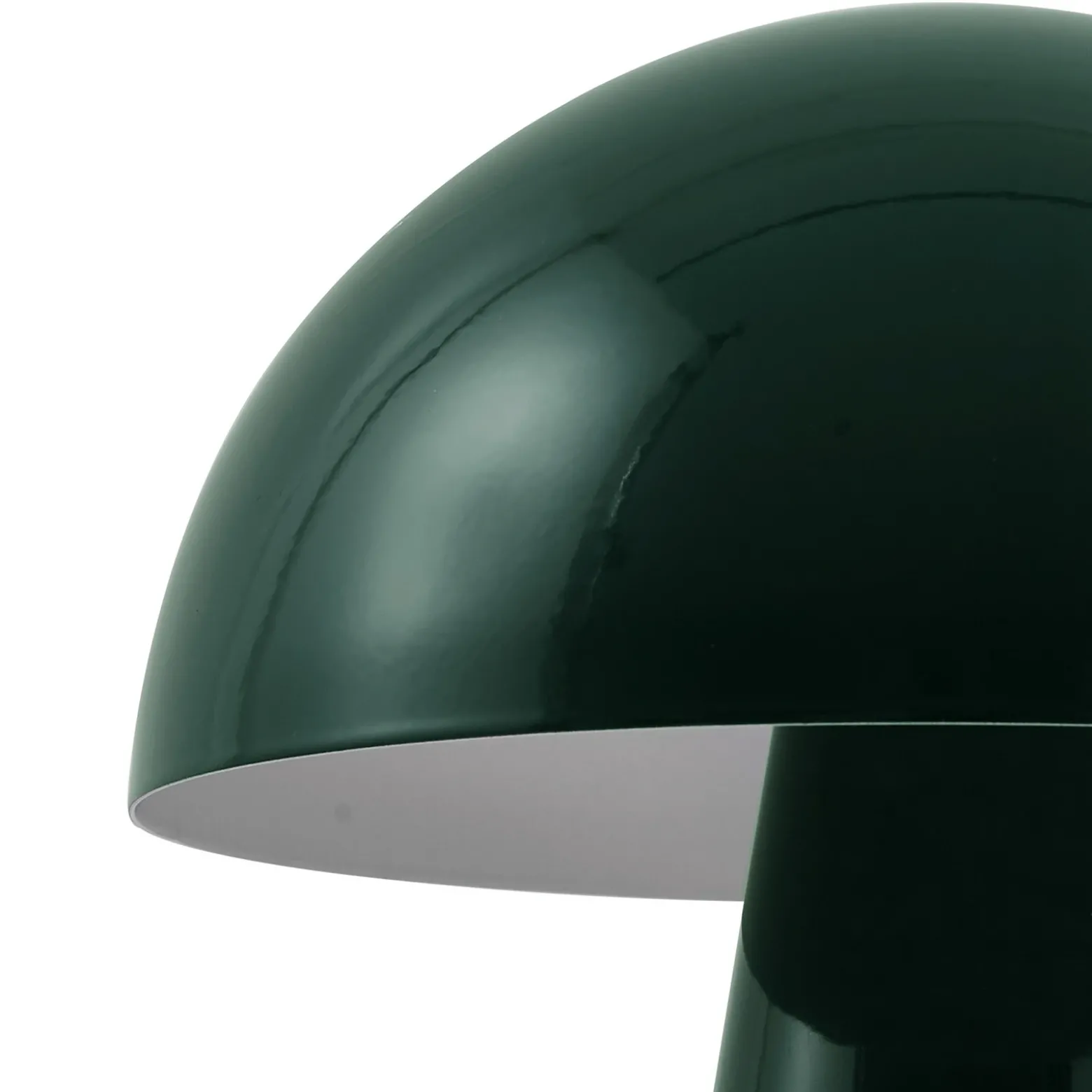 Lámpara de mesa LED recargable Lindby Nevijo, verde, Ø 20 cm, USB, atenuador de