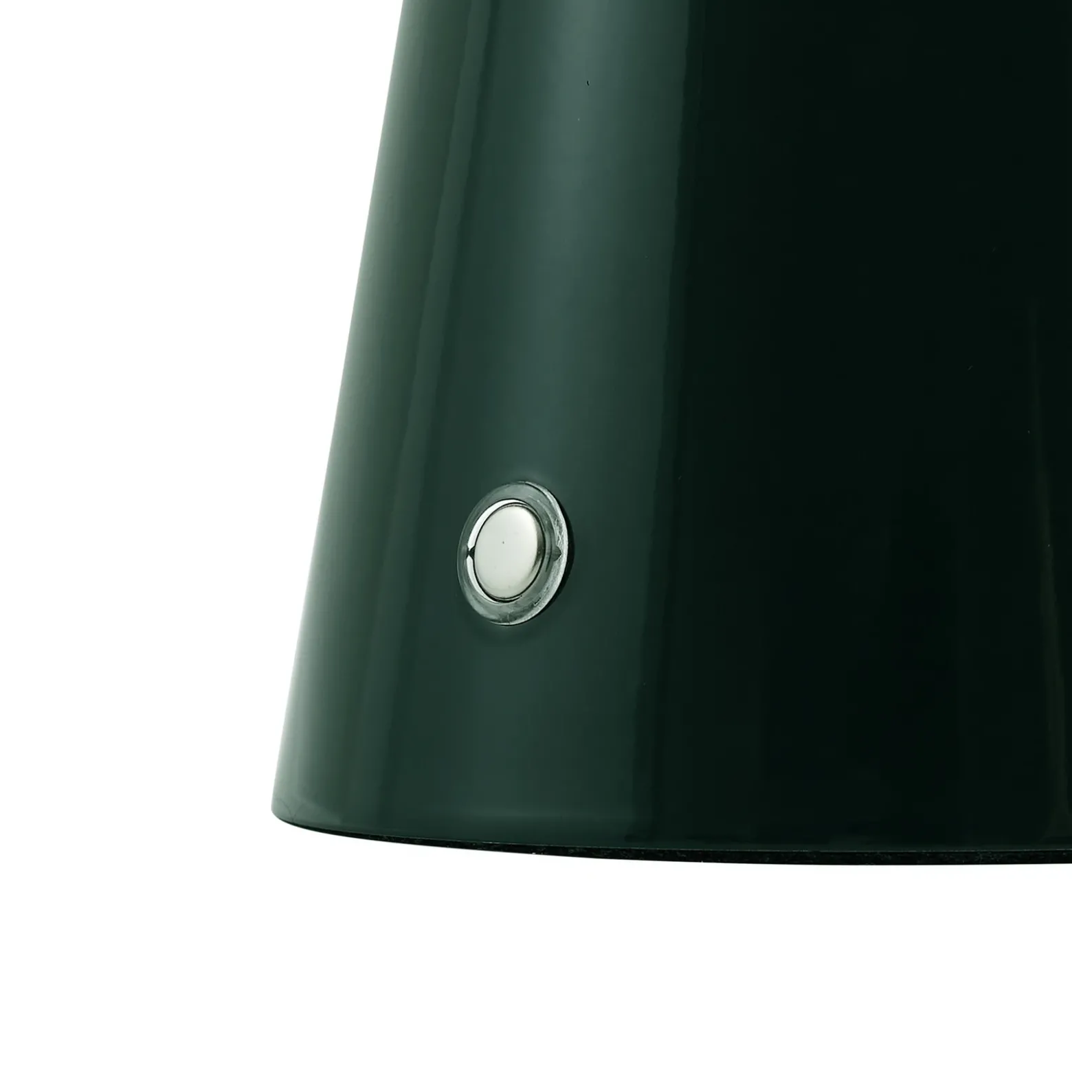 Lámpara de mesa LED recargable Lindby Nevijo, verde, Ø 20 cm, USB, atenuador de