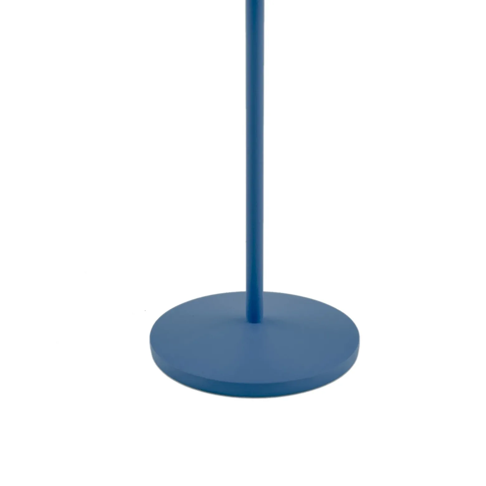 Lámpara de mesa LED recargable Lindby Arietty, azul, atenuable, IP65