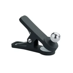 Lámpara de mesa LED recargable Maxi, negra, metal, atenuable, 36 cm