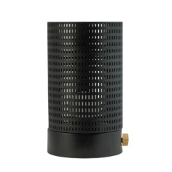 Lámpara de mesa LED recargable Mesh de Dyberg Larsen, negra, altura 20 cm